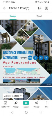 Vente Appartement F3 Boumerdes Zemmouri