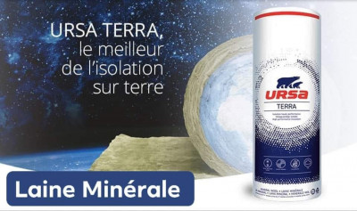 URSA Isolation PNU38 // Pour Cloison, Contre Cloison et Plafond // Laine Minérale Acoustique URSA