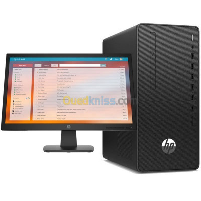 HP Desktop Pro 300 G6 - Intel Core I3-10100 - Ram 4 Go - 1TB HDD - Ecran HP 21.5" Full HD -