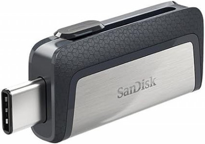 SanDisk Ultra 32 GB Dual DriveType-C USB 3.0 Flash, Silver