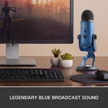 Logitech By Blue Yeti Microphones USB Pour Enregistrement-Streaming-Podcast- Compatible PC- MAC