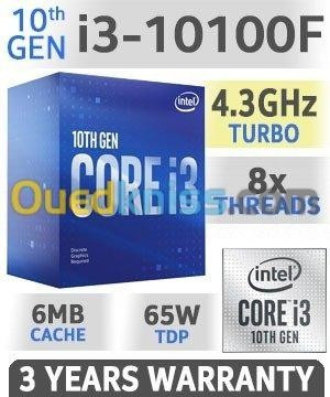 Processeur Intel Core I3-10100F 4.3Ghz
