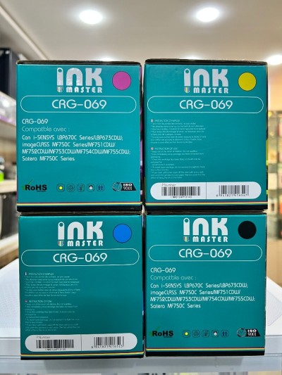 INKMASTER PACK DE TONER COMPATIBLE CRG-069 - POUR CANON i-SENSYS MF750 SERIES - NOIR & COULEUR