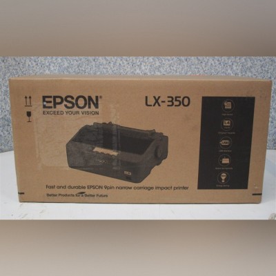 EPSON LX350 - IMPRIMANTE MATRICIELLE A4 - À IMPACT 9 AIGUILLES - 347 CARACTÈRES - 240x144 DPI - USB