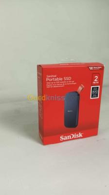 SanDisk 2 To SSD Externe Portable Type-C USB 3.2 Vitesse De Lecture Jusqu'à 800MB/S