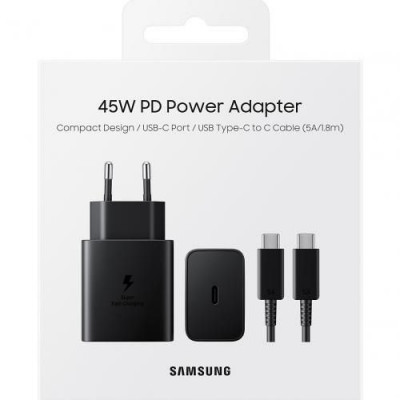 chargers-samsung-chargeur-45w-adaptateur-secteur-usb-type-c-to-cable-5a-18m-kouba-alger-algeria