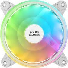 Mars Gaming MFXW, Ventilateur PC 12cm, ARGB DUAL, Ultra Silencieux 14db