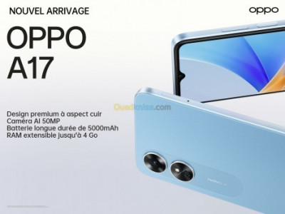 OPPO OPPO A17 - 4 GB - 64 GB - 6.56" IPS - 5000 MAh - 50 Mp - Blister -