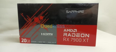 Sapphire AMD Radeon RX 7900 XT 20GB GDDR6 - HDMI/USB-C/Dual DisplayPort - PCI Express