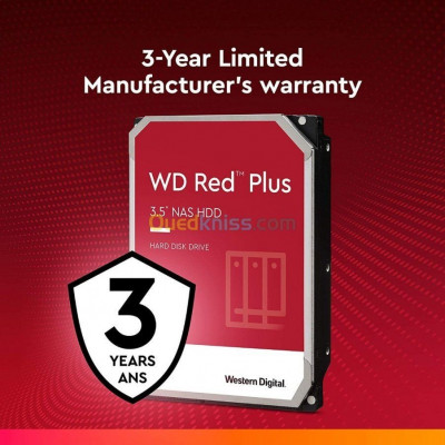 WD 6TB RED NAS - WD60EFAX - 3,5" SATA 6 Gb/S - 5400 TPM - 256 Mo - HDD
