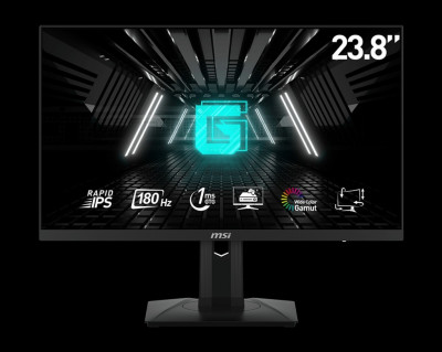 ÉCRAN MSI G244PF E2 - Monitor Gaming - Full HD - 24 Inch - 180Hz - 1MS - 16,7 Millions 8 Bits - Noir