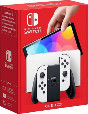 Nintendo Switch OLED - Avec Station D'accueil Et Manettes Joy-Con