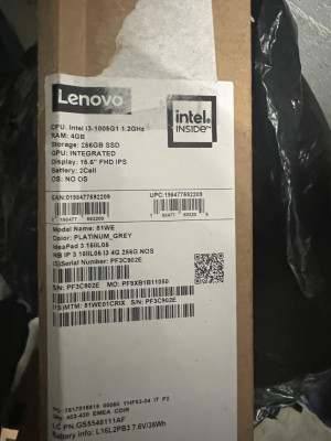 Lenovo ideapad 3  15IIL05   i3 10eme