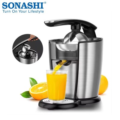 Presse Agrumes Électrique SONASHI 300W Inox 2 Cônes de Pressage - عصارة حمضيات و فواكه