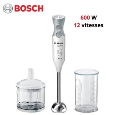  Bras Mixeur Plongeant ErgoMixx 2EN1 600W 12 Vitesses BOSCH- Made in Slovenia - خلاط يدوي 2 في 1