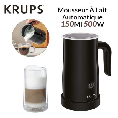 Mousseur À Lait Krups Automatique 150ML 500W Avec Revêtement Antiadhésif - XL100810