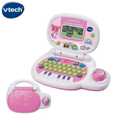  Ordi P'tit Genius Ourson VTech - Ordinateur éducatif - Jouet et cadeau pour enfants