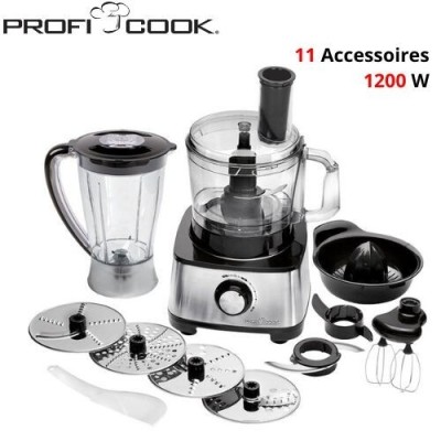 Robot Cuisine Multifonction 11 EN 1 - 1200W Proficook روبوت مطبخ متعدد الاستخدامات