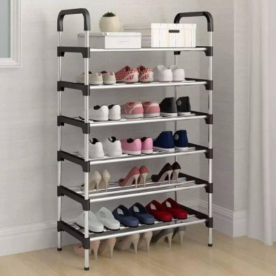 Porte Chaussures 6 Étages - Armoire et étagers Chaussures Avec Tubes Métalliques رفوف ترتيب الاحذية