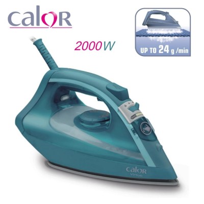 Fer À Repasser Calor Virtuo À Vapeur 2000W 200mL avec Fonction Pressing de 85 g/min - مكواة بخار