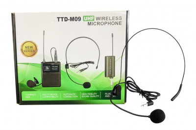 Microphone Auriculaire Sans Fil TTD M09 UHF