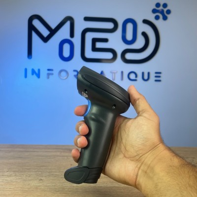 Lecteur code barre henex hc-5208R sans fil + avec afficheur 