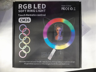 RGB LED SOFT RING LIGHT CM26