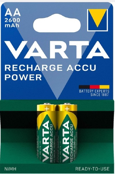 Les piles varta rechargeable AA haut capacité 