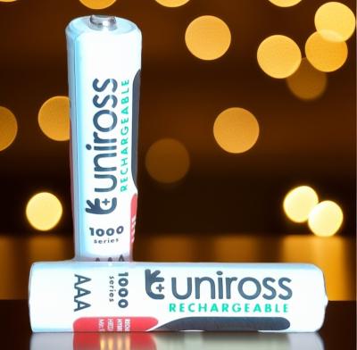 Les piles AAA rechargeables uniross 