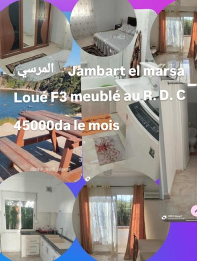 Location Appartement F3 Alger El marsa