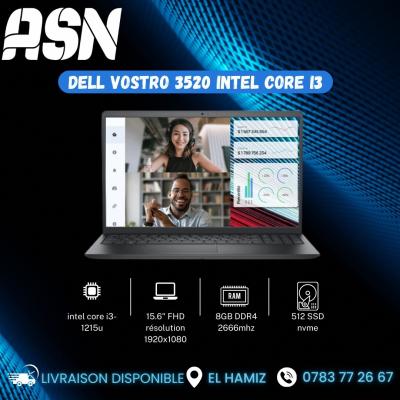 Dell Vostro 3520  i3 12eme Gén | 8 Go RAM | 512 Go SSD | 15,6 FHD