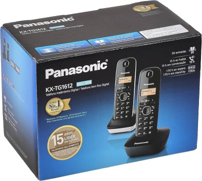 Panasonic Téléphone sans-fil Numérique Double combine LCD Panasonic KX-TG1612 DECT