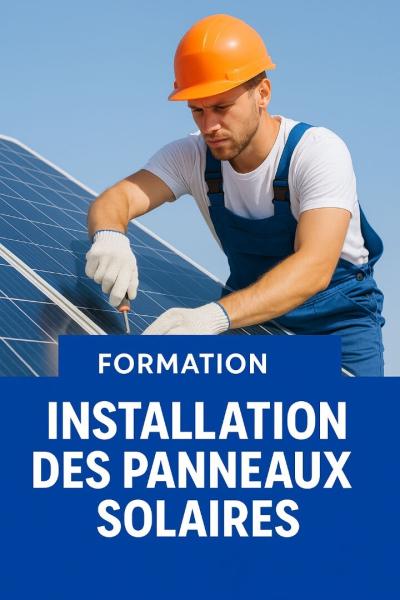 Installation des panneaux solaires 
