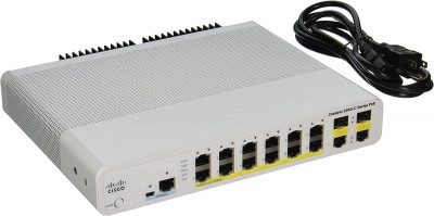 SWITCH 12 PORTS POE Cisco Catalyst WS-C2960C-12PC-L Ethernet Switch