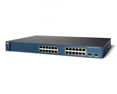 Cisco Catalyst switch 3560X 24 10/100 PoE + 2 SFP + IPB Image NIVEAU 3 POE