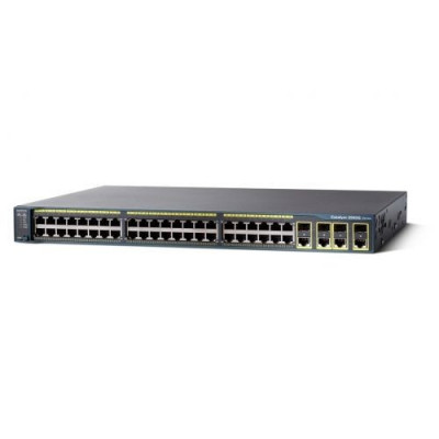 SWITCH Cisco Catalyst switch 2960 48 Port 10/100/1000, 4 T/SFP LAN Base Image
