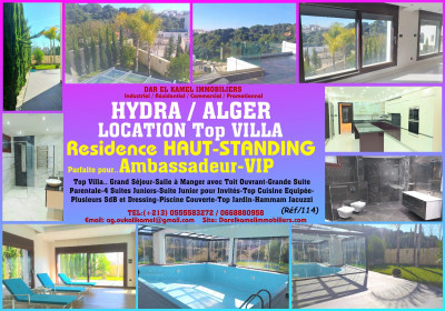 Location Villa Alger Hydra