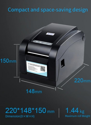 Imprimante double foction ticket et autocollantes xprinter xp350b