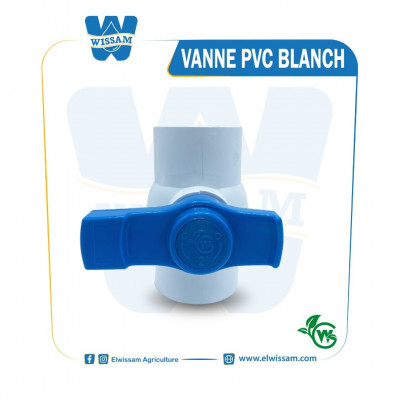 VANNE BLANCH PVC - WSM