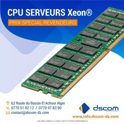 Mémoires RAM pour Serveurs HPE, Dell, Fujitsu  DDR3 / DDR4 / DDR5
