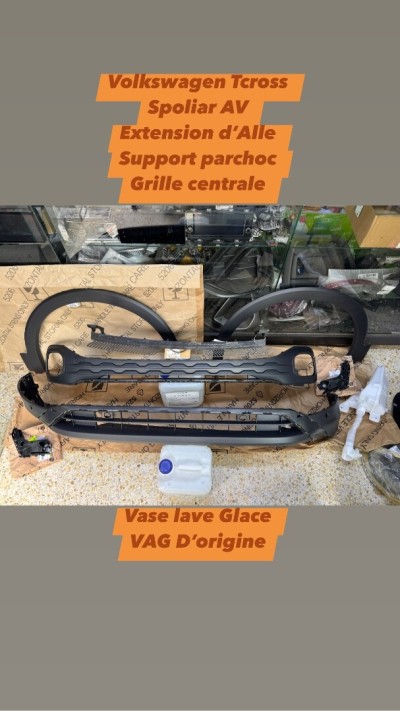 VW Tcross spolier extension Av 