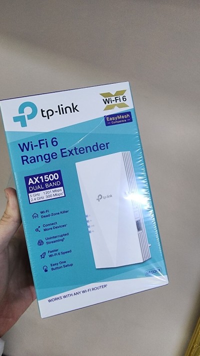 TP-Link RE500X Répéteur WiFi 6 AX1500 - Neuf sous emballage