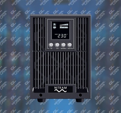 Onduleur NITRAM 1KVA Online Tour 900W   Alimentation Sécurisée et Continue 