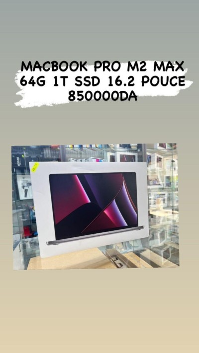 MACBOOK PRO 2023 M2 MAX 64G 1T 16 POUCE 