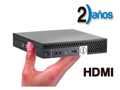 MINI UNITE DELL 7050 CPU I5-6EME GEN RAM 08GB SSD256GB NVME 