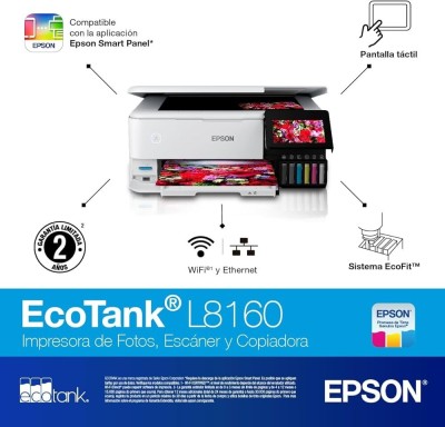 طابعات-حبر-epson-ecotank-l8160-imprimante-multifonction-a4-jet-dencre-recto-verso-wifi-standard-photo-6-couleurs-المحمدية-الجزائر
