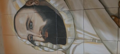 Portrait en céramique 