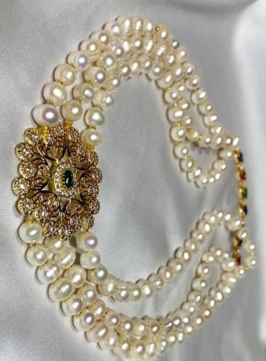 colliers-pendentifls-colier-et-bracelets-veritables-perles-acier-plaque-or-garanti-10-ans-tebessa-algerie