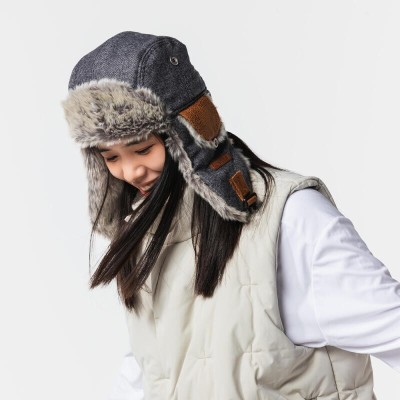 CHAPKA DE SKI ADULTE - CRUISING FUR - GRIS/ homme / femme