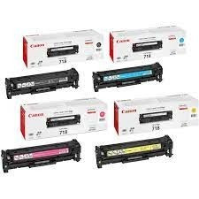 PACK TONER CANON ORIGINAL 718 4 COULEURS